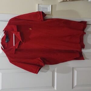 Men's red Polo by Ralph Lauren shirt size XXL
